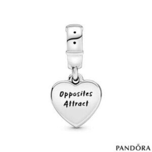 Pandora Lady and the Tramp Heart Dangle Charm - Picture 4 of 4